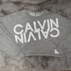 Calvin Klein Gray Crewneck Sweater
